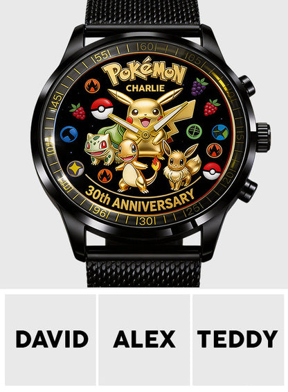 30th Anniversary Pocket Creature - Personalized Monster Trainer Hand Watch