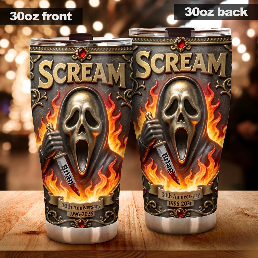 30th Anniversary - Personalized Scream Tumbler