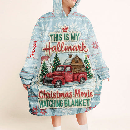 Your Christmas Hoodie Blanket - Personalized Blanket Hoodie