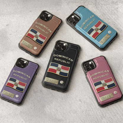 Proud Dominican - Personalized Expats Wallet Phone Case