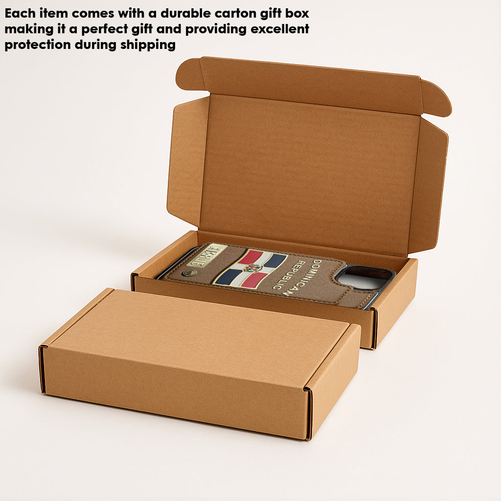 Proud Dominican - Personalized Expats Wallet Phone Case