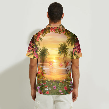 Dad We Love You - Personalized Monster Trainer Hawaiian Shirt