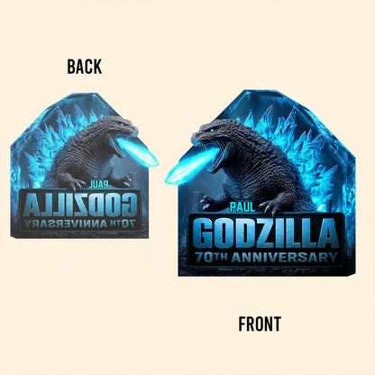 Blue Monsters - Personalized Giant Monster Custom Shaped Acrylic Plaque