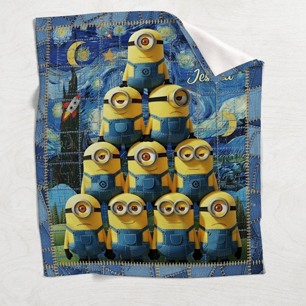 Cute Mini Banana - Personalized Blanket