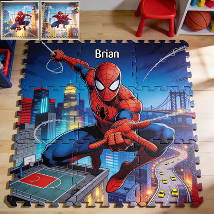 Spider Friend - Personalized Spider Foam Puzzle Mat