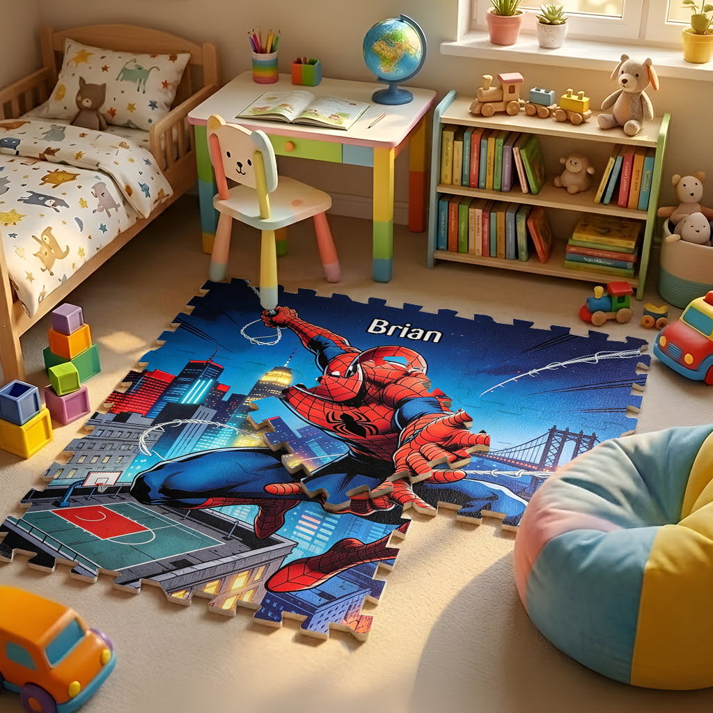 Spider Friend - Personalized Spider Foam Puzzle Mat