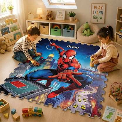Spider Friend - Personalized Spider Foam Puzzle Mat