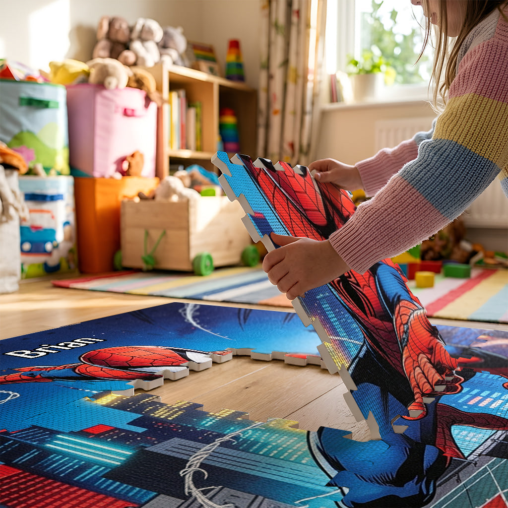 Spider Friend - Personalized Spider Foam Puzzle Mat