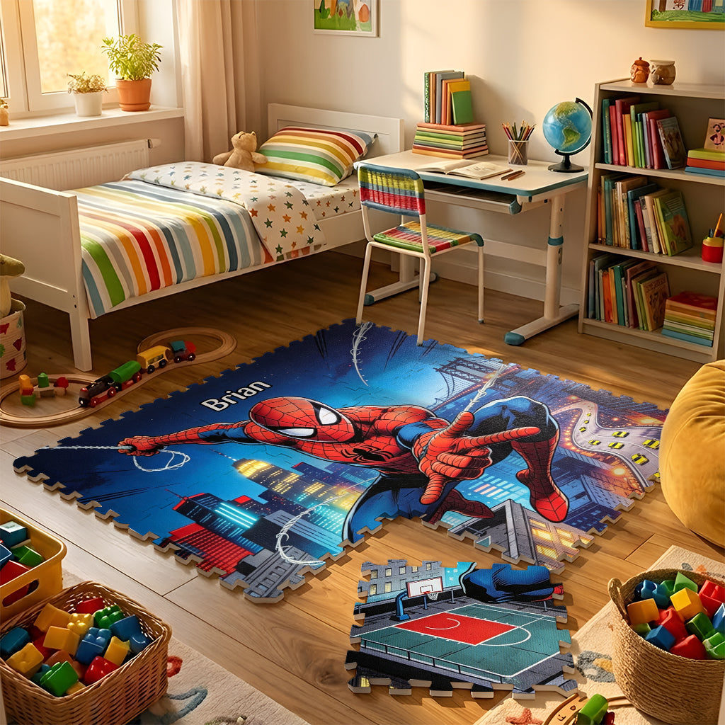 Spider Friend - Personalized Spider Foam Puzzle Mat