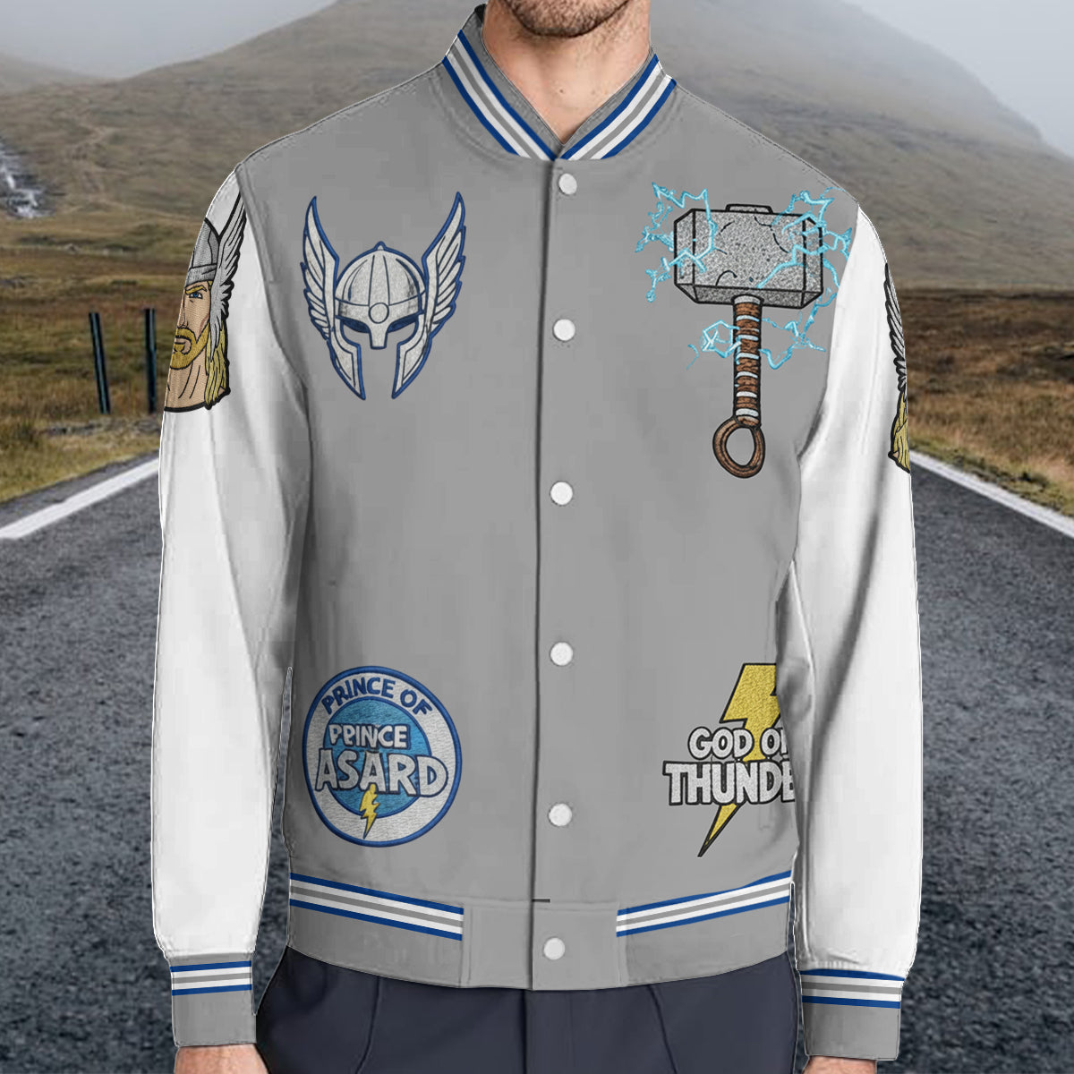 Superhero Gift For Kids - Personalized Kid Varsity Jacket