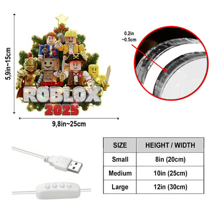 Role Play Game - Personalized 3D Gaming Acrylic LED Night Light