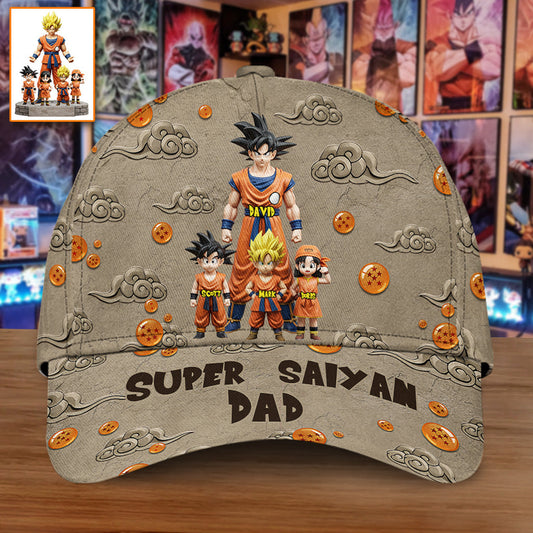 Strong Papa - Personalized Seven Balls Classic Cap