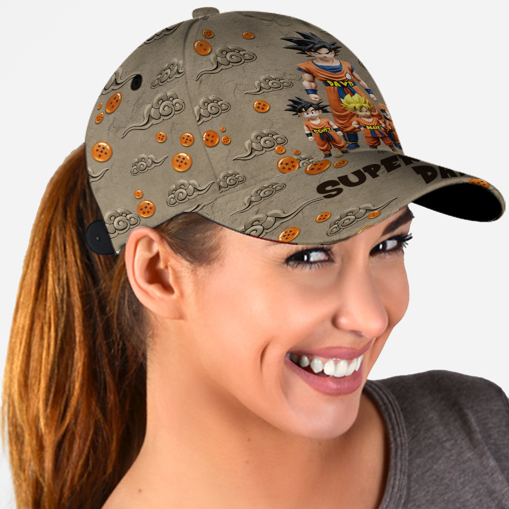 Strong Papa - Personalized Seven Balls Classic Cap