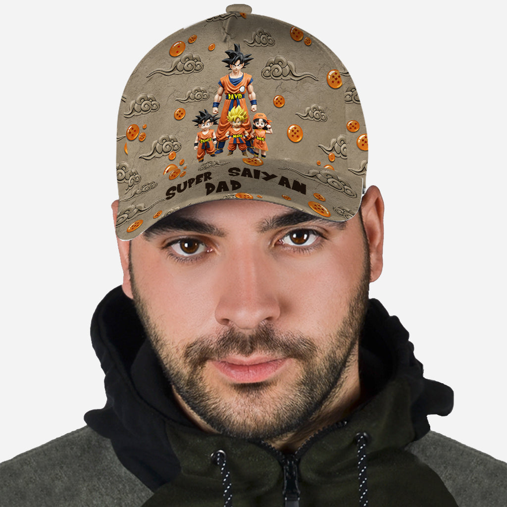 Strong Papa - Personalized Seven Balls Classic Cap