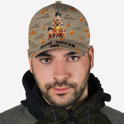 Strong Papa - Personalized Seven Balls Classic Cap