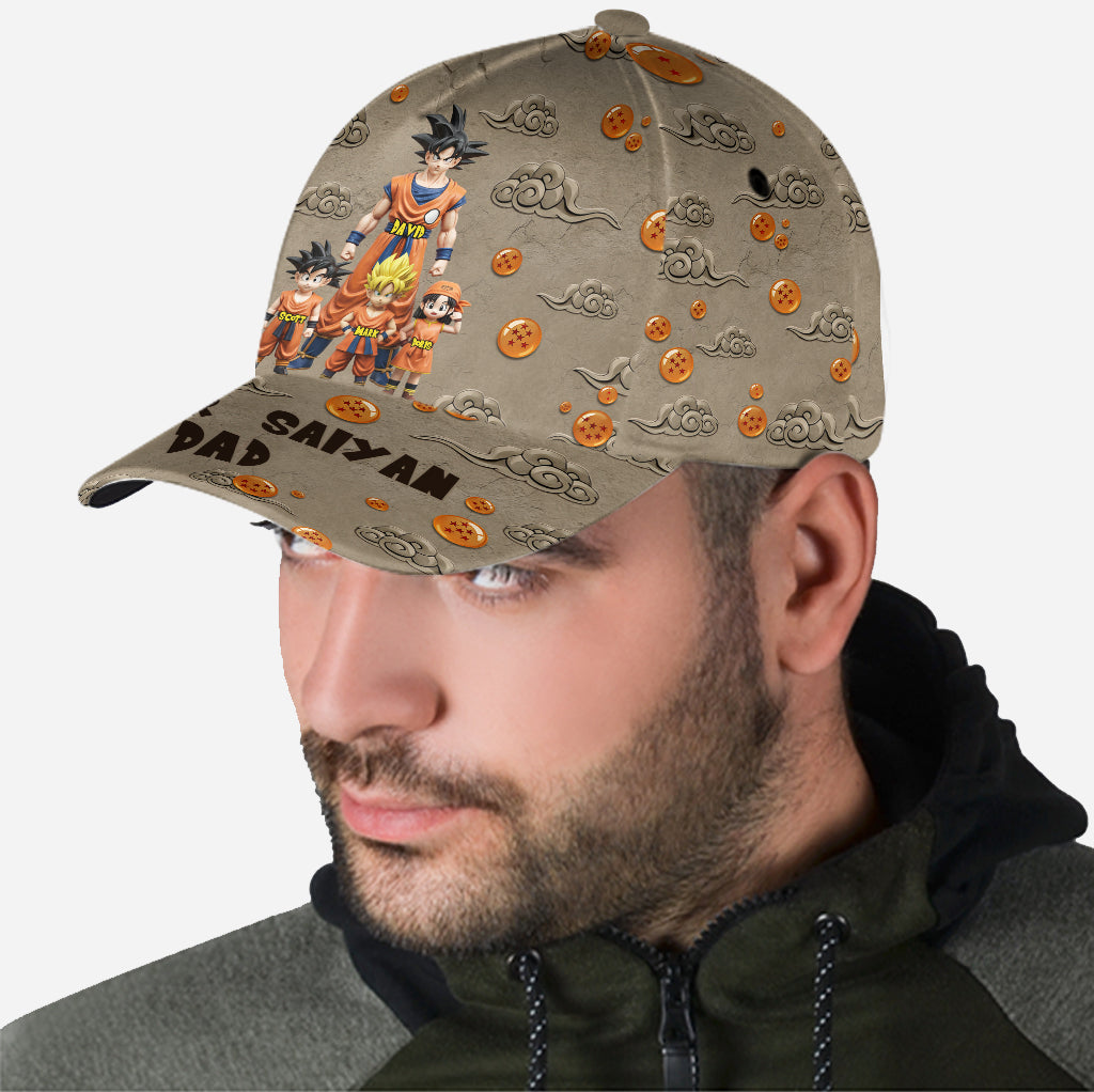 Strong Papa - Personalized Seven Balls Classic Cap