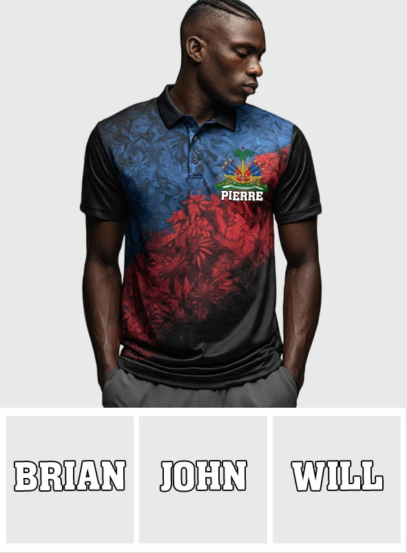 Proud Haitian - Personalized Expats Polo Shirt