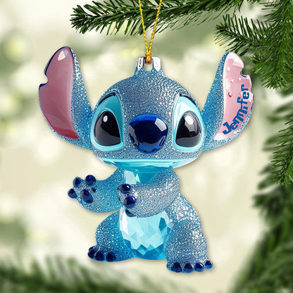 Merry Stitchmas - Personalized Ohana Ornament