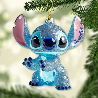 Merry Stitchmas - Personalized Ohana Ornament