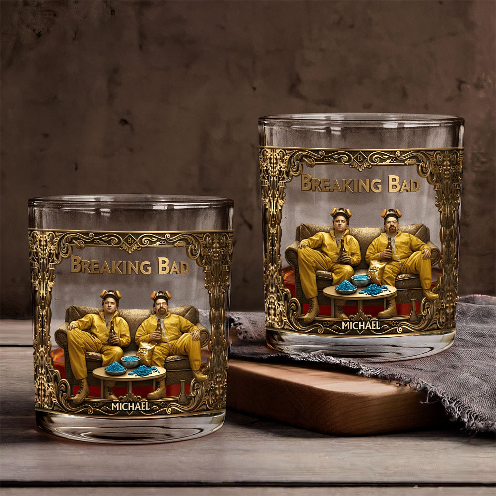 The Blue Stuff - Personalized Whiskey Glass