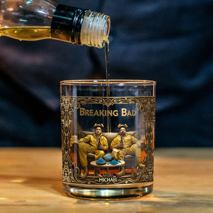 The Blue Stuff - Personalized Whiskey Glass