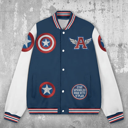 Superhero Gift For Kids - Personalized Kid Varsity Jacket