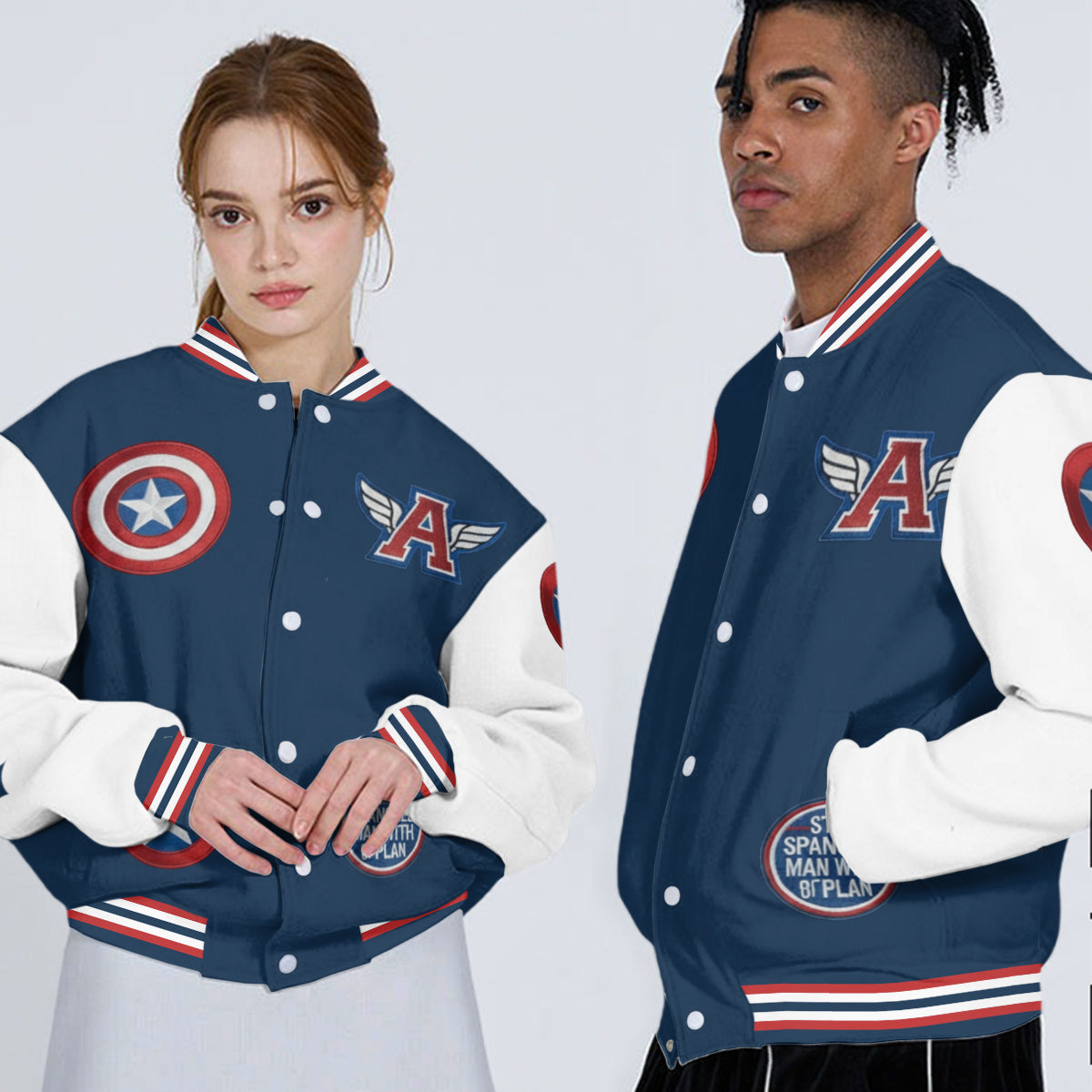 Superhero Gift For Kids - Personalized Kid Varsity Jacket