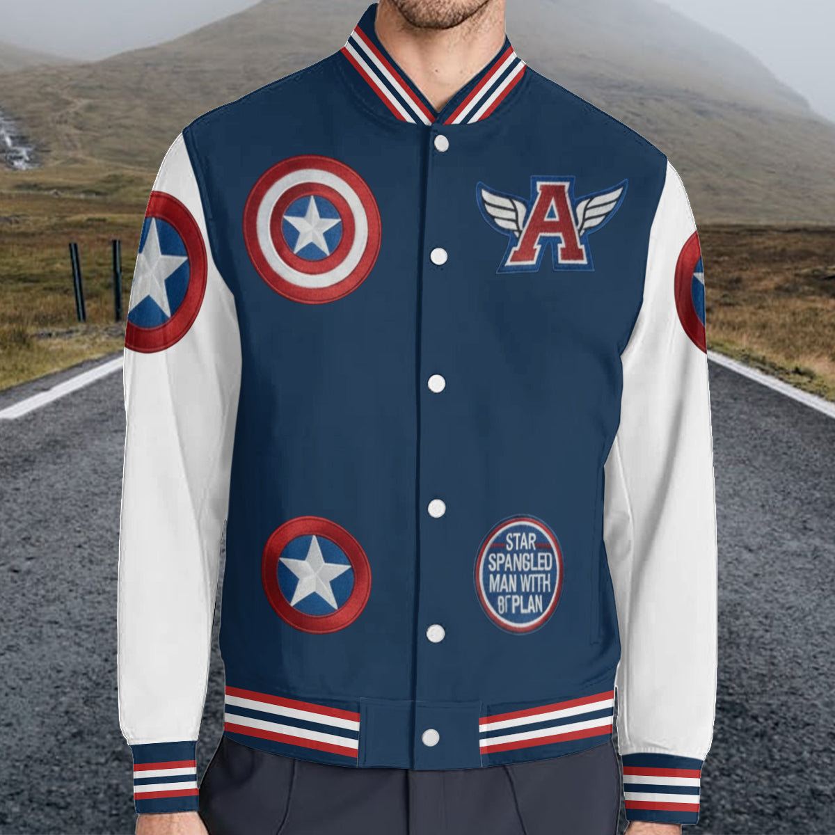 Superhero Gift For Kids - Personalized Kid Varsity Jacket