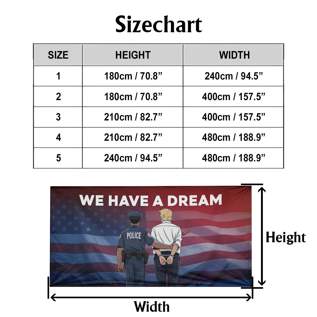 We Have A Dream - Personalized Pontoon Garage Door Banner