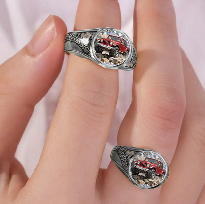Off Road Car - Personalized Car Signet Ring