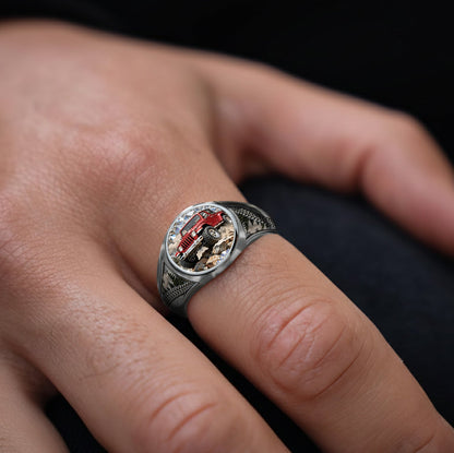 Off Road Car - Personalized Car Signet Ring