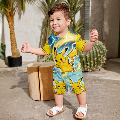 Friends - Personalized Monster Trainer Kid T-shirt & Shorts