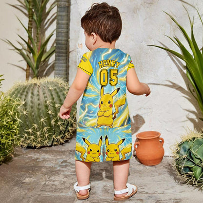 Friends - Personalized Monster Trainer Kid T-shirt & Shorts