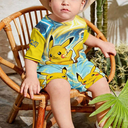 Friends - Personalized Monster Trainer Kid T-shirt & Shorts