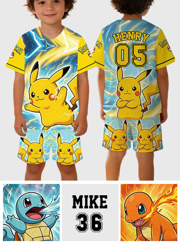 Friends - Personalized Monster Trainer Kid T-shirt & Shorts