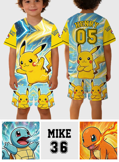 Friends - Personalized Monster Trainer Kid T-shirt & Shorts