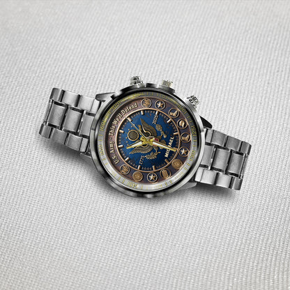 This We'll Defend - Personalized Veteran Hand Watch