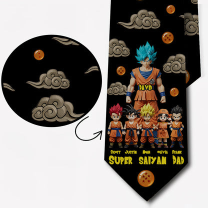 Strong Dad - Personalized Seven Balls Necktie