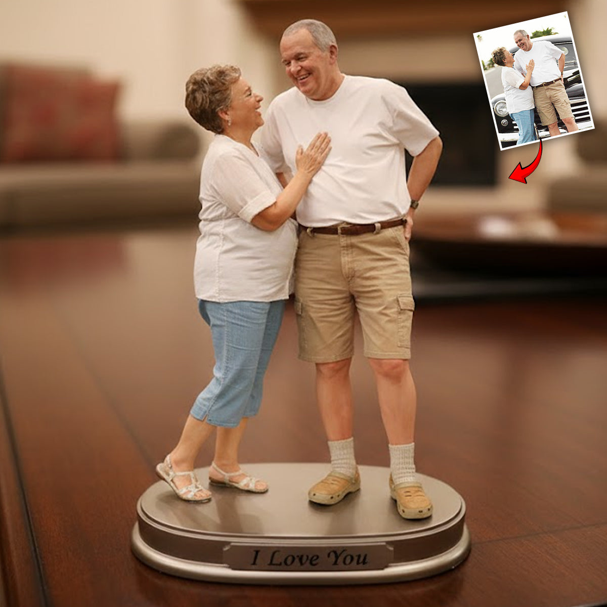 Couple Gift - Personalized Couple Custom Shaped Acrylic Plaque
