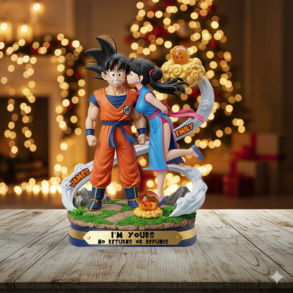 Romantic Christmas Gift for Couples - Personalized Custom Acrylic Plaque