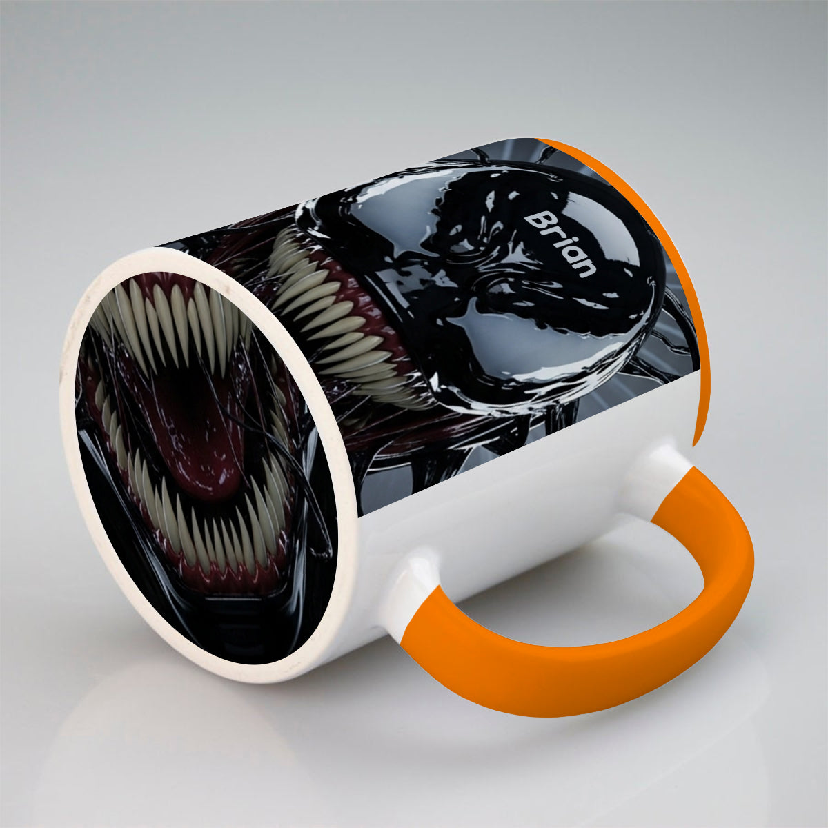 Symbiote Creature - Personalized Marvelous Universe Bottom Printed Accent Mug