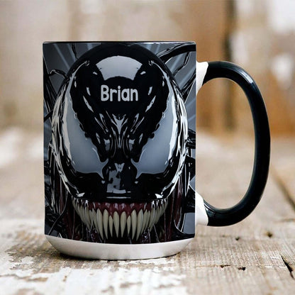 Symbiote Creature - Personalized Marvelous Universe Bottom Printed Accent Mug