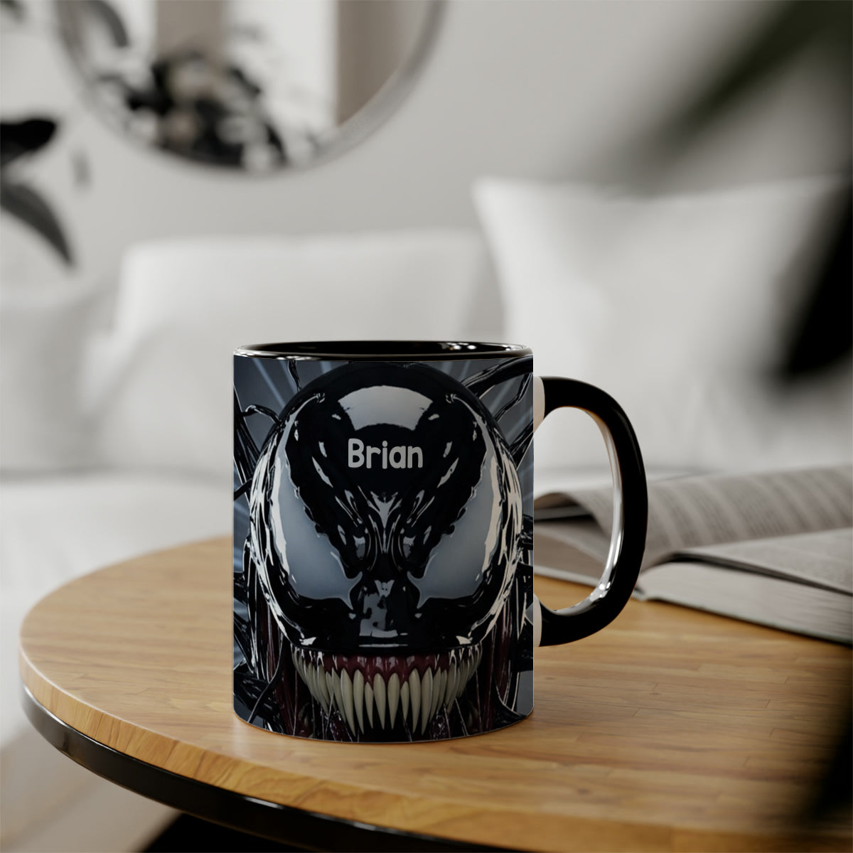 Symbiote Creature - Personalized Marvelous Universe Bottom Printed Accent Mug