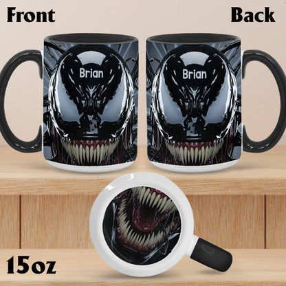 Symbiote Creature - Personalized Marvelous Universe Bottom Printed Accent Mug