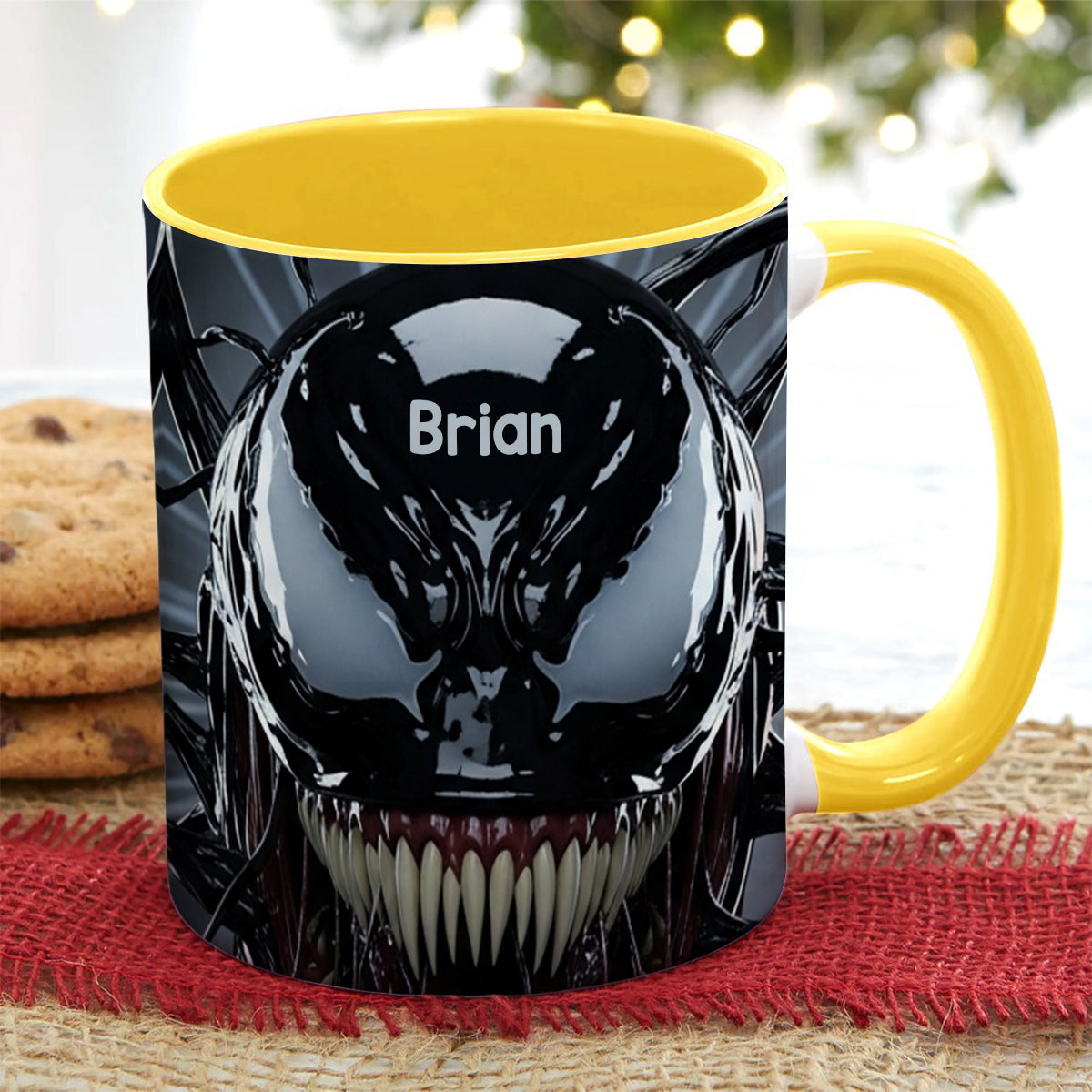 Symbiote Creature - Personalized Marvelous Universe Bottom Printed Accent Mug