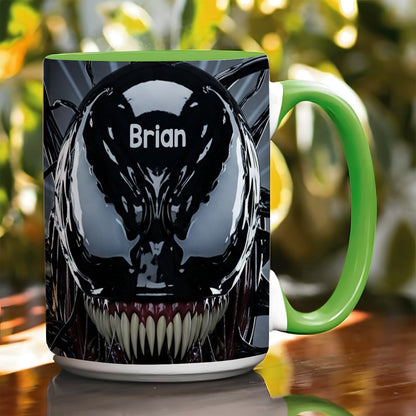 Symbiote Creature - Personalized Marvelous Universe Bottom Printed Accent Mug