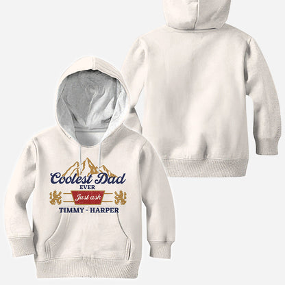 Coolest Dad Ever - Personalized Father All Over Shirt