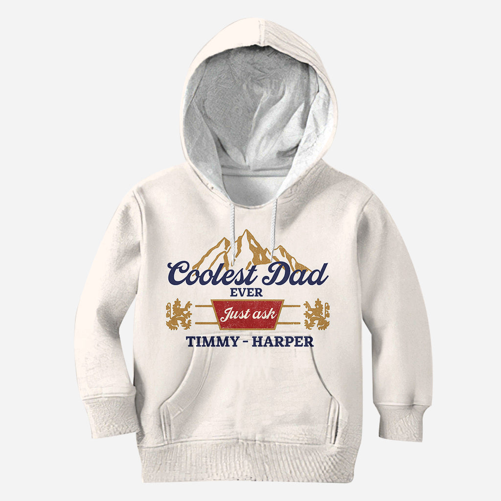 Coolest Dad Ever - Personalized Father All Over Shirt