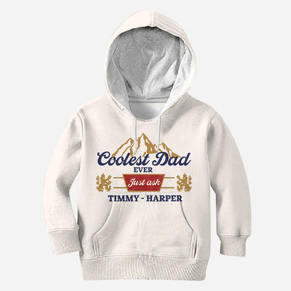 Coolest Dad Ever - Personalized Father All Over Shirt