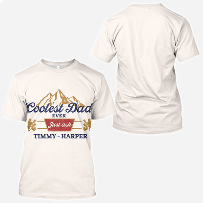 Coolest Dad Ever - Personalized Father All Over Shirt